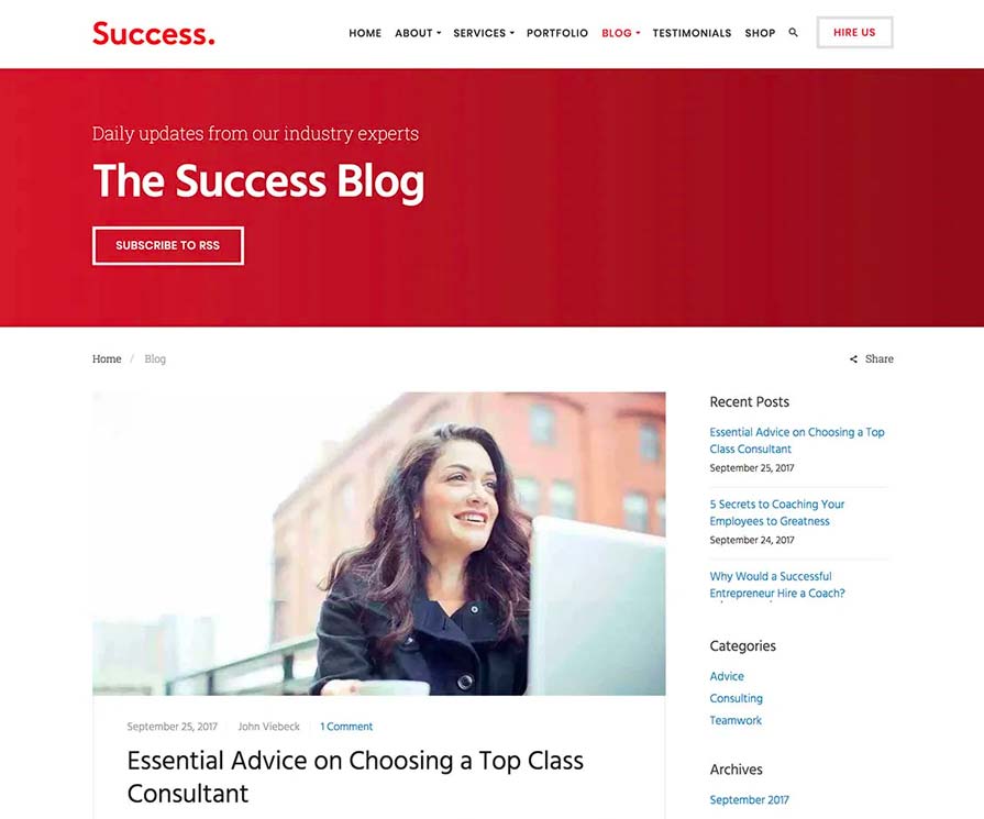 Success Blog