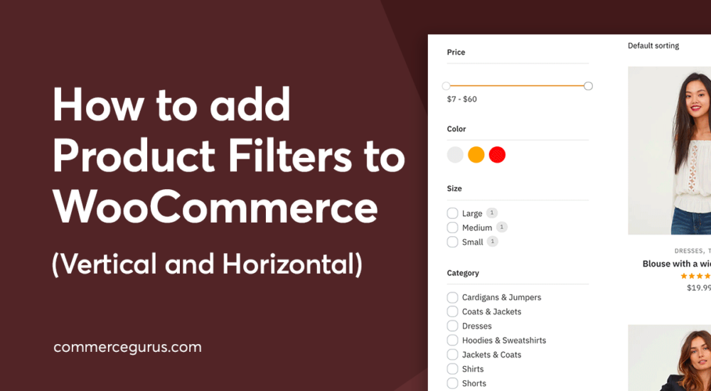 Add product filters to WooCommerce