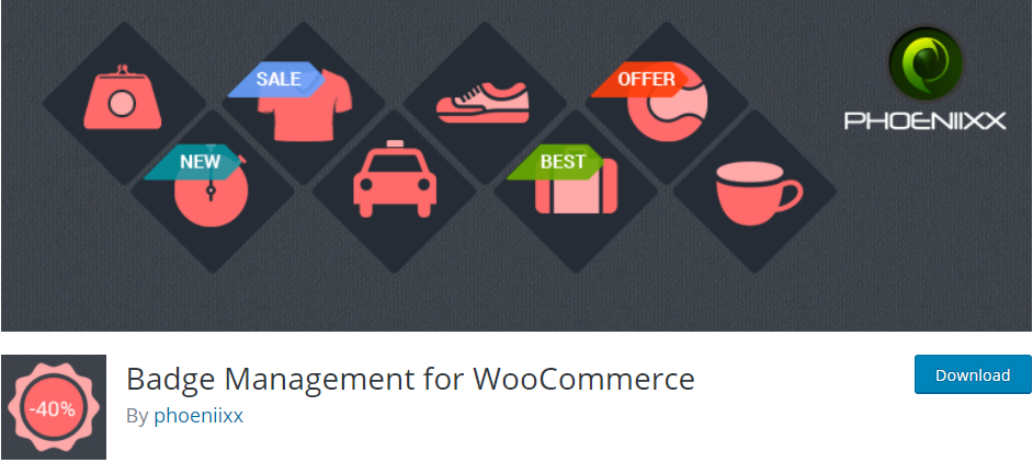 The Badge Management for WooCommerce plugin