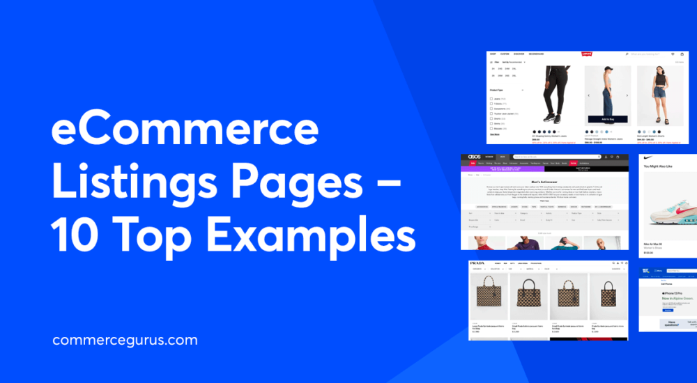 eCommerce Listings Pages – 10 Top Examples